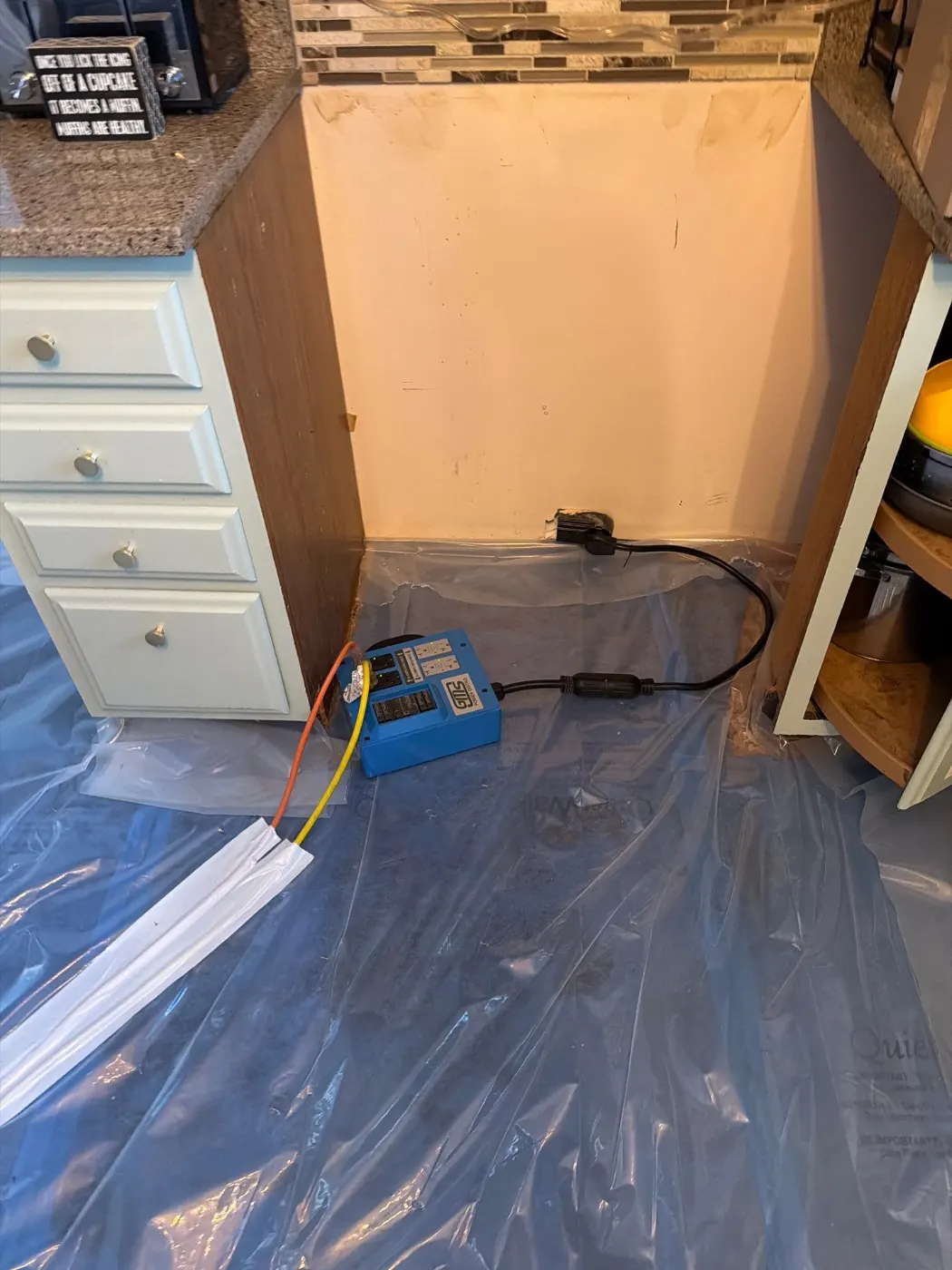 Air movers and dehumidifiers staged in Johnson County, IN